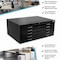 Adiroffice 5-Drawer Flat Large Document and Blueprint File Cabinet in Black ADIOF500-02-MK - alternate 4